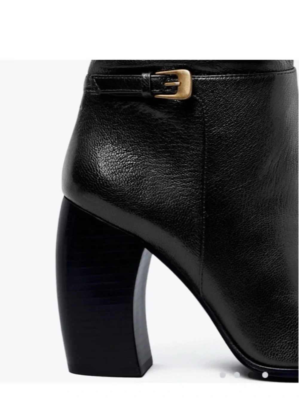 Tory Burch Banana Boot in Wrinkle Black Leather